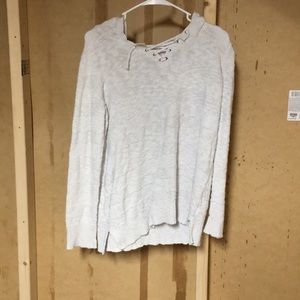 long sleeved hooded sweater